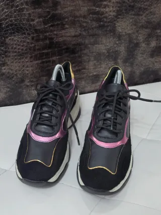 Scarpe Geox Nere e Viola