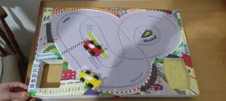 Libro infantil Coches de Carreras con 3 circuitos
