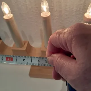 Lámpara Candelabro Madera 7 Luces Ikea