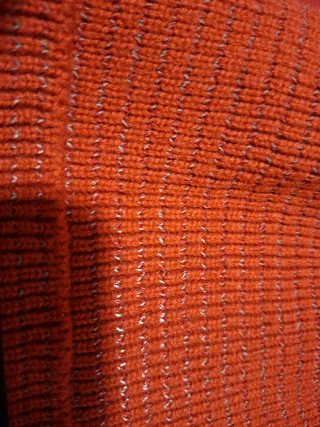 Gorro lana New Balance rojo y gris