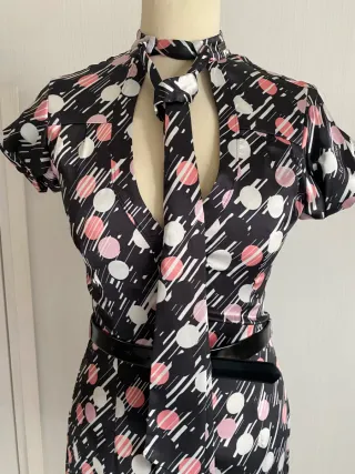 Abito Vintage in raso tg S Miss Sixty