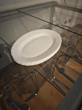 3 bandejitas de porcelana