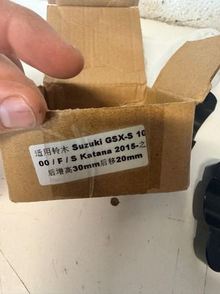 Elevador Manillar Suzuki GSX S 1000 Negro