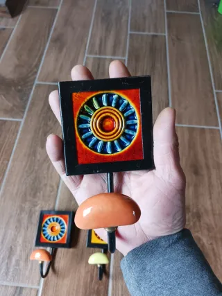 Appendini ceramica e ferro battuto