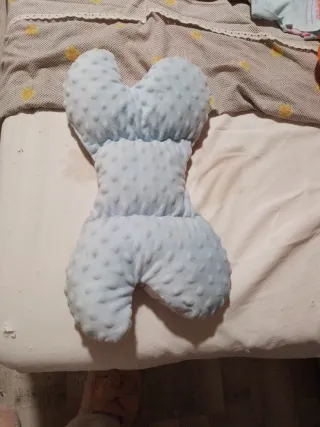 Almohadilla  infantil suave azul