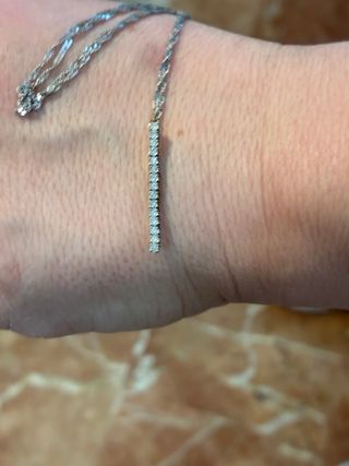 Cadena y Colgante Oro 18k Diamantes Naturales