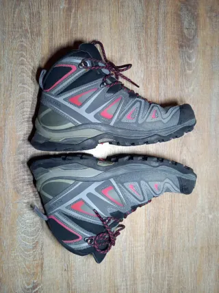 Scarpe trekking Salomon grigie rosa