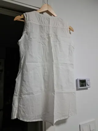 Blusa blanca algodón Talla 46