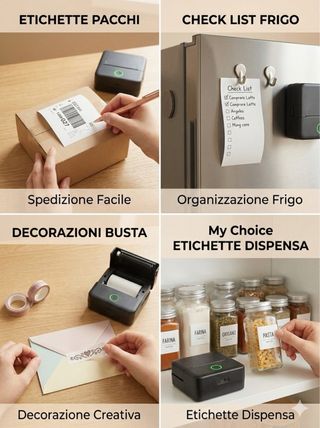 Mini Stampante Termica Bluetooth Nera