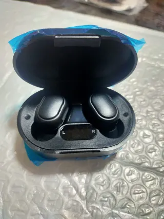 Auriculares Bluetooth 5.2 A ESTRENAR azul y negro