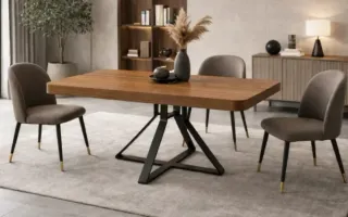 MESA DE COMEDOR EXTENSIBLE HyD.