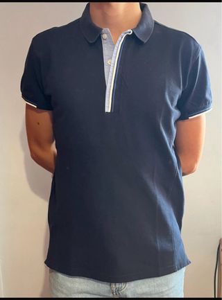 Polo Adolfo Dominguez Azul