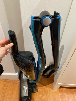 Aspiradora sin cable y de mano, Plegable,, Azul