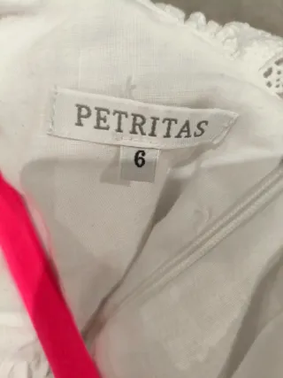 Vestido Petritas blanco