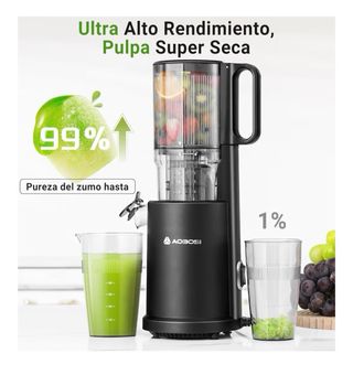 Extractor Zumos Verduras AAOBOSI Cold Press