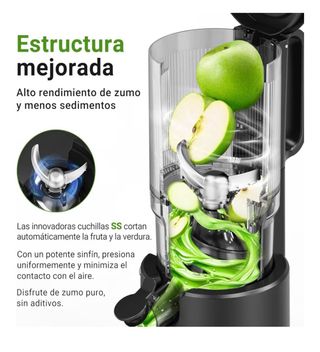 Extractor Zumos Verduras AAOBOSI Cold Press