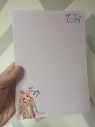 Set de cartas Top Model lila