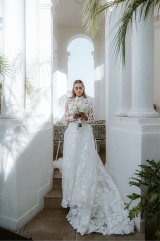 Vestido de Novia Blanco Encaje