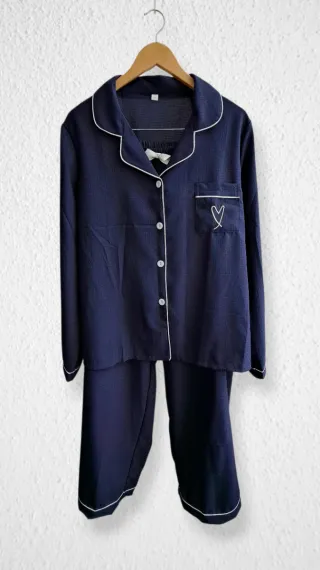 Pijama azul entretiempo