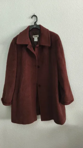 Abrigo El Corte Inglés Marrón Talla M