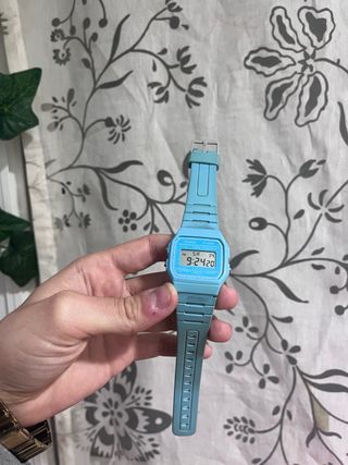 Reloj Casio F-91W Edición Especial Azul