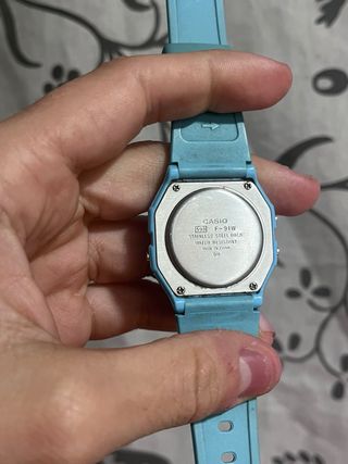 Reloj Casio F-91W Edición Especial Azul