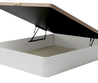 Canapé 150/190 Beige y Blanco