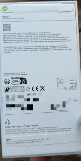 iPhone 17 256GB Azul