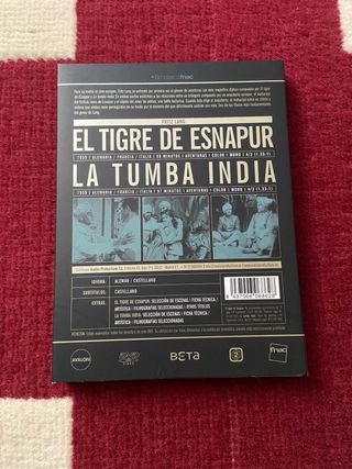 DVD El Tigre de Esnapur y La Tumba India