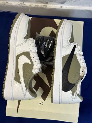 Jordan 1 Retro Low Golf x Travis Scott Olive