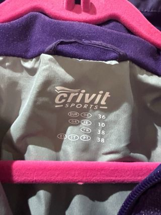 Equipación esquí Crivit mujer morado T38