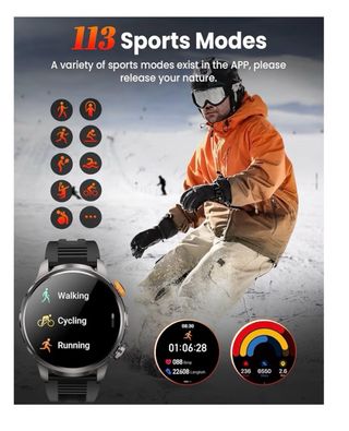 Reloj Inteligente DEKELIFE Negro