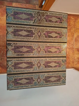 Mesa auxiliar con precioso mosaico marroquí