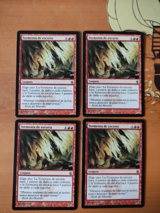 Mtg Tormenta de Escoria x4