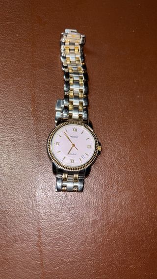 Tissot Ballade Bicolor Números Romanos Calendario