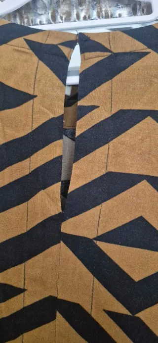 Vestido estampado geométrico