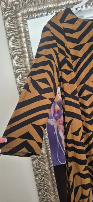 Vestido estampado geométrico