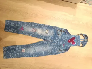 Mono vaquero desigual infantil 3-4 años