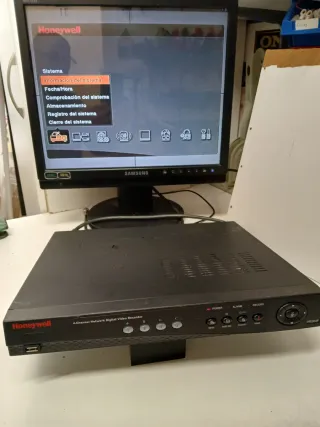 Grabador Honeywell DVR Seguridad y 2 camaras
