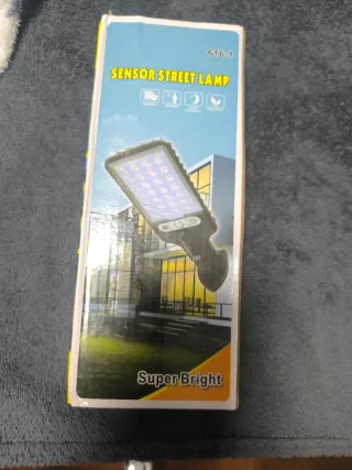 Luz Solar Exterior con Sensor