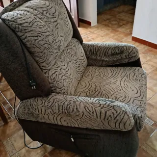 Sillón eléctrico reclinable tela