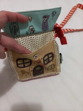 Bolso infantil casa de jengibre