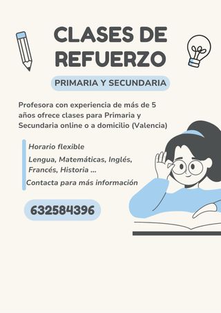 Clases particulares Primaria y ESO