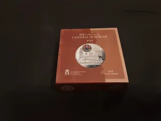 Moneda 10€ Plata Proof Catedral de Burgos 800 Años