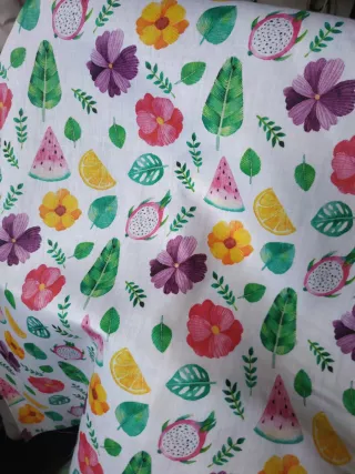 2 retales algodón estampados