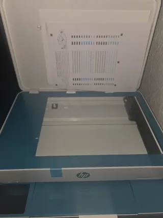 Impresora HP Blanca y Azul