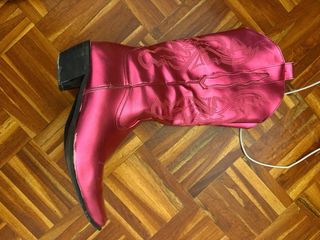 Botas cowboy rosas