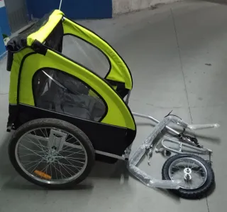 Remolque bici niños.