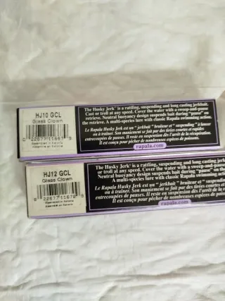 2 señuelos Rapala Husky Jerk Suspending