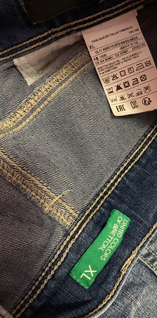 Conjunto Napapijri/Benetton 10-12 años (azul).